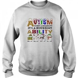 Snowman Autism Is Not A Disability Its A Different Ability Shirt